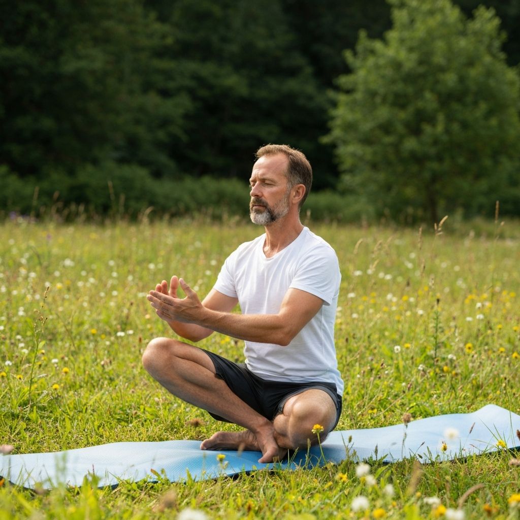 Male wellness and balanced lifestyle